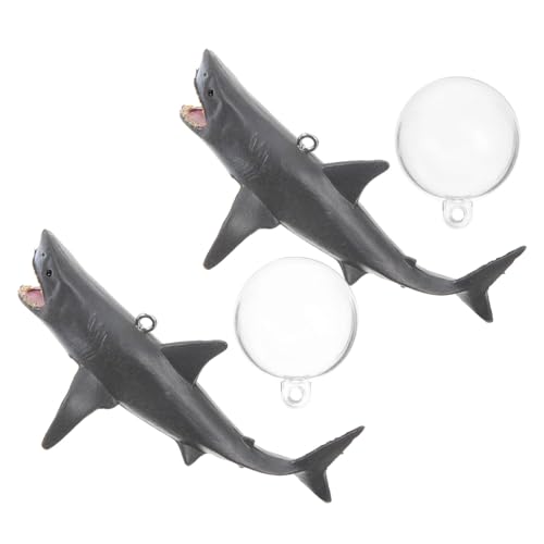Luxshiny 2 Sätze Aquarium Schwimmende Deko Fischfigur aus Sicherem PVC Langlebig Farbbeständig Kreative Fischbecken-Dekoration für Lebendige Unterwasserlandschaften Fischfreundlich und Frei von Luxshiny