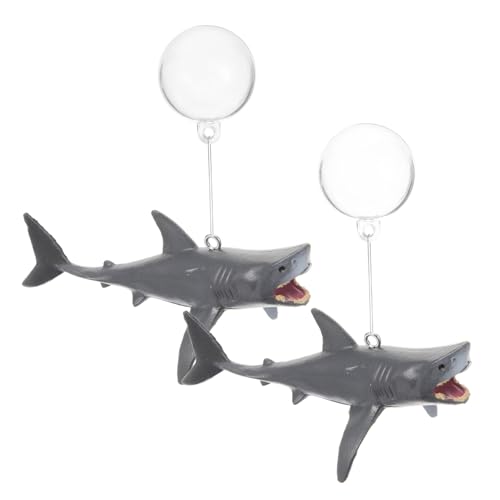 Luxshiny 2 Sätze Schwimmende Deko für Aquarium Fischbecken Kreative Schwimmende Fischornamente Lebensechte Fischform Aquarium-Dekoration für Teich und Fischbehälter von Luxshiny