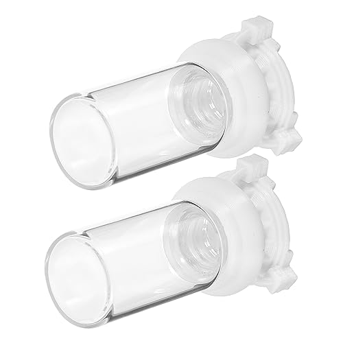 Luxshiny 2 Stück Ameisen Wasser Futterspender Teilig Glasbehälter Langlebig Einfach zu Bedienen für Ameisengarten und Ameisenhaltung von Luxshiny