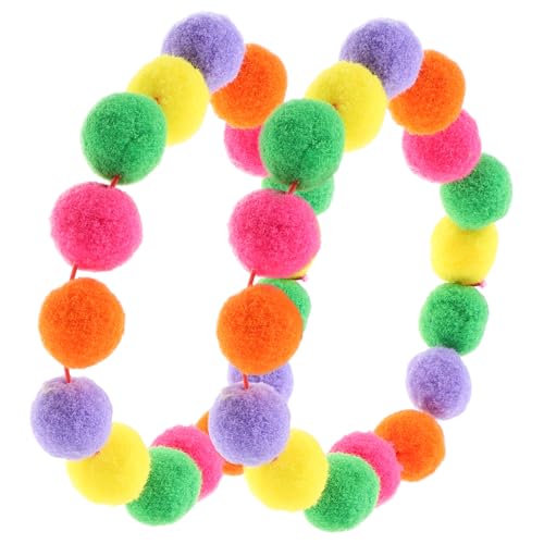 Luxshiny 2 Stück Bunte Wiederverwendbare Hundehalsbänder mit Weichem Plüschball Verstellbar Leicht und Hautfreundlich Teiliges Geeignet für Welpen und Katzen als Dekoratives Luxshiny 2 Stück Bunte Wiederverwendbare Hundehalsbänder mit Weichem Plüschball Verstellbar Leicht und Hautfreundlich Teiliges Geeignet für Welpen und Katzen als Dekoratives von Luxshiny