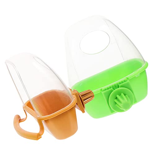 Luxshiny Vogelfutterspender 2 Stück Hängend Spritzwassergeschützt Futterbehälter für Vogelkäfige mit Clip Design für Wellensittiche und Kanarienvögel Luxshiny Vogelfutterspender 2 Stück Hängend Spritzwassergeschützt Futterbehälter für Vogelkäfige mit Clip Design für Wellensittiche und Kanarienvögel von Luxshiny
