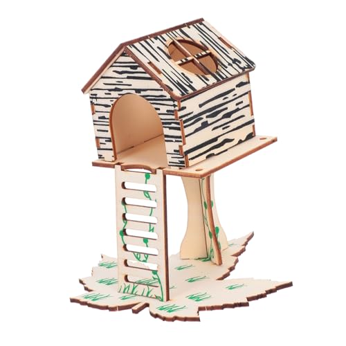 Luxshiny 2 Stück Hamsterversteck Haus Kleintier Plattform für Hamster Zwerghamster und Andere Kleine Haustiere Bietet und Spielspaß Luxshiny 2 Stück Hamsterversteck Haus Kleintier Plattform für Hamster Zwerghamster und Andere Kleine Haustiere Bietet und Spielspaß von Luxshiny