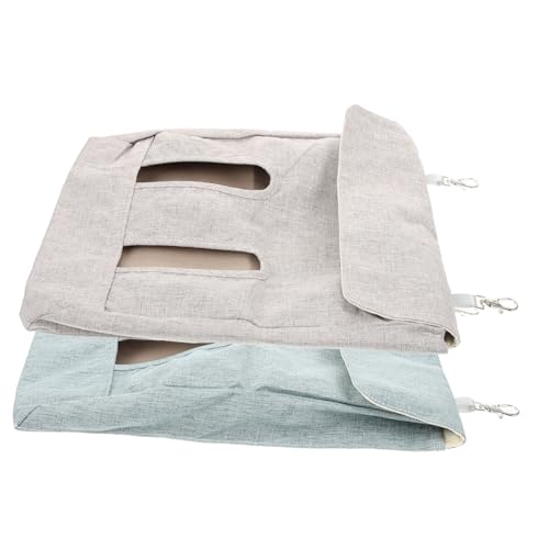 Luxshiny 2 Stück Kaninchen Futtertasche Hängende Futterstation für Kleintiere für Meerschweinchen und Chinchillas Langlebiges Material Bequeme Handhabung Vielseitig Einsetzbar von Luxshiny