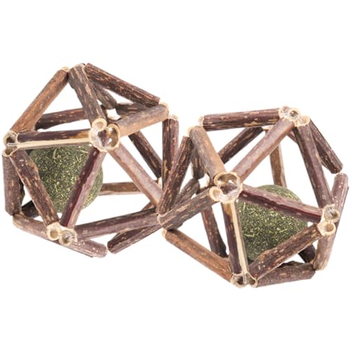 Luxshiny Katzenspielzeug 2 Stück Interaktives Kauspielzeug für Katzen mit Katzenminze Beißfester Backenzahnball für Zahnreinigung und Spielspaß Luxshiny Katzenspielzeug 2 Stück Interaktives Kauspielzeug für Katzen mit Katzenminze Beißfester Backenzahnball für Zahnreinigung und Spielspaß von Luxshiny