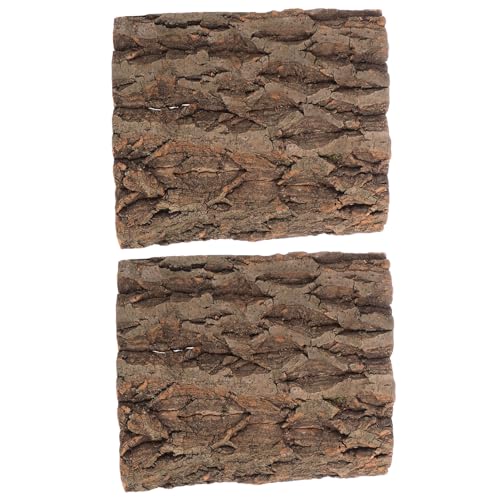 Luxshiny 2 Stück Korkrinde Dekoration für Aquarien und Terrarien Kletterwand für Reptilien Wie Gecko Chamäleon Schildkröte und Bartagame Luxshiny 2 Stück Korkrinde Dekoration für Aquarien und Terrarien Kletterwand für Reptilien Wie Gecko Chamäleon Schildkröte und Bartagame von Luxshiny