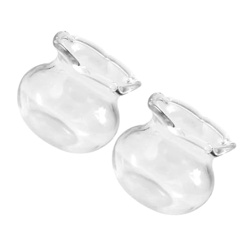Luxshiny 2 Stück Mini -Fischtank Szenenzubehör Dollhouse Decor Miniatur-Aquarium winzige gefälschte Fischschale Mini-Fischschalen Mini-Spielzeugaquarium Glas Transparent Luxshiny 2 Stück Mini -Fischtank Szenenzubehör Dollhouse Decor Miniatur-Aquarium winzige gefälschte Fischschale Mini-Fischschalen Mini-Spielzeugaquarium Glas Transparent von Luxshiny