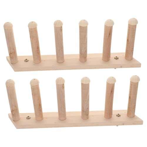 Luxshiny 2 Stück Teiliges Katzen Kletterregal aus Holz mit rutschfeste Katzenwandleiter für Indoor Robustes Mehrstufiges Klettergestell zur Katzenbeschäftigung Stilvolles Katzenmöbel für von Luxshiny