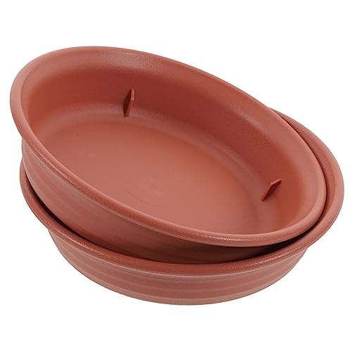 Luxshiny 2 Stück Teiliges Pflanzuntersetzer Robustem für Zimmerpflanzen Wasserauffangtablett zum Auffangen von Überschüssigem Wasser und Schmutz für Blumentöpfe und Pflanzenpflege von Luxshiny