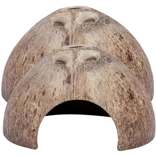 Luxshiny 2 Stück Terrarium Versteck für Reptilien Dekoration für Schildkröten Spinnen und Eidechsen Natürlicher Unterschlupf aus Harz für Lebendiges Habitat Luxshiny 2 Stück Terrarium Versteck für Reptilien Dekoration für Schildkröten Spinnen und Eidechsen Natürlicher Unterschlupf aus Harz für Lebendiges Habitat von Luxshiny