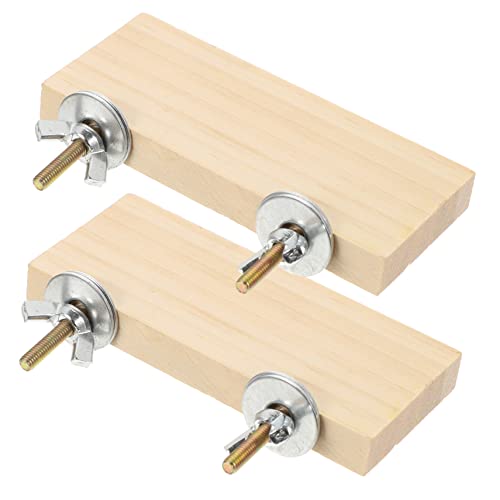 Luxshiny 2 Stück Vogelkäfig Sitzplattform Rechteckig aus Langlebigem Holz Verschleißfest Geräumig für Papageien Wellensittiche und Kleine Vögel Einfach zu Montieren für Spiel und Ruhe Luxshiny 2 Stück Vogelkäfig Sitzplattform Rechteckig aus Langlebigem Holz Verschleißfest Geräumig für Papageien Wellensittiche und Kleine Vögel Einfach zu Montieren für Spiel und Ruhe von Luxshiny