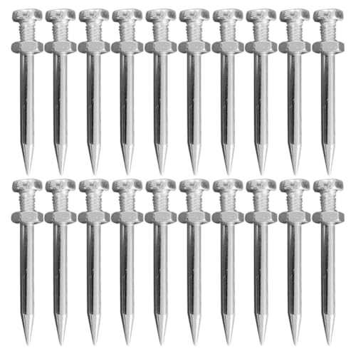 Luxshiny 20 Stück Spikes Für Rasenbelüfterschuhe: Heringe Zur Bodenbelüftung – Ersatzspikes Für Rasenpflege Garten Hof Gras – 5 6 cm Luxshiny 20 Stück Spikes Für Rasenbelüfterschuhe: Heringe Zur Bodenbelüftung – Ersatzspikes Für Rasenpflege Garten Hof Gras – 5 6 cm von Luxshiny