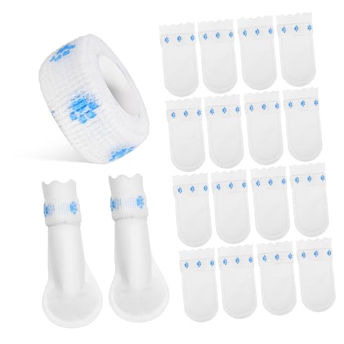 Luxshiny 20 Stück Teilig Einweg Hundeschuhe für Kleine Hunde Pfotenschutz mit Wasserdichter Innenbeschichtung Leichte Pfotenabdeckungen für Outdoor Wanderungen und Indoor Nutzung S von Luxshiny