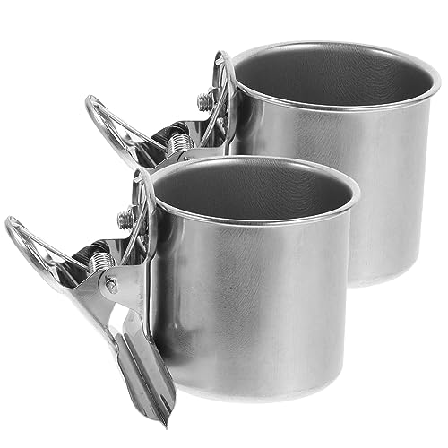 Luxshiny 2Stücke Vogel Futterhalter Futter und Wasserschalen für Papageien Aufhängbar und Leicht zu Reinigen für Vogelkäfige Langlebig und Wiederverwendbar Luxshiny 2Stücke Vogel Futterhalter Futter und Wasserschalen für Papageien Aufhängbar und Leicht zu Reinigen für Vogelkäfige Langlebig und Wiederverwendbar von Luxshiny
