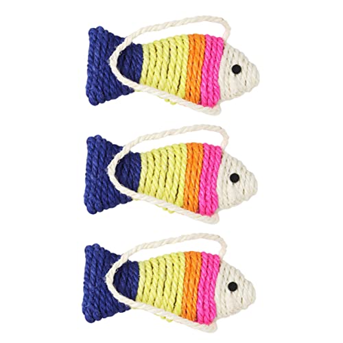 Luxshiny 3 Stück Teiliges Katzenkratzspielzeug Fischform aus Sisal Interaktives Kratzbrett für Katzen Fördert Aktivität und Schützt Möbel Geeignet für Kätzchen Zufällige Zufällige Farbe Luxshiny 3 Stück Teiliges Katzenkratzspielzeug Fischform aus Sisal Interaktives Kratzbrett für Katzen Fördert Aktivität und Schützt Möbel Geeignet für Kätzchen Zufällige Zufällige Farbe von Luxshiny