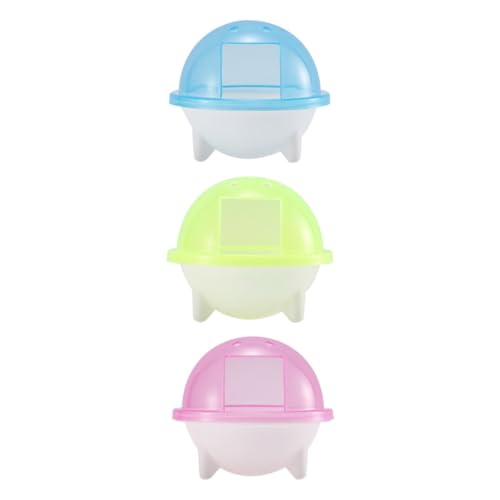 Luxshiny 3Stücke Hamster Badezimmer Tragbare Badewanne für Kleine Haustiere Transparentes Design zur Einfachen Beobachtung Umweltfreundliches Material für Hamster und Mäuse Luxshiny 3Stücke Hamster Badezimmer Tragbare Badewanne für Kleine Haustiere Transparentes Design zur Einfachen Beobachtung Umweltfreundliches Material für Hamster und Mäuse von Luxshiny