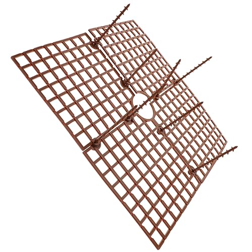 Luxshiny 3Stücke Pflanzentopfabdeckung wasserdichte Korrosionsbeständige Gitter für Pflanzenschutz für Garten Balkon und Innenräume Schützt vor Umkippen und Haustieren von Luxshiny
