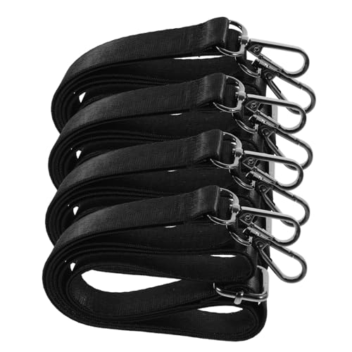 Luxshiny 4Stücke Verstellbare Pferdedecken Beingurte Elastische Ersatzbänder mit Doppelten Metallknöpfen Passend für Pferdedecken Robust und Langlebig von Luxshiny