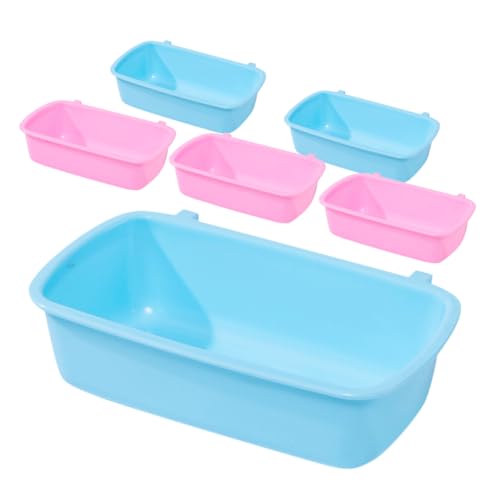 Luxshiny 6 Stück Hängende Hamsternäpfe Teiliges für Kleintiere Futter und Wasserschalen für Hamster Chinchillas Meerschweinchen und Kaninchen Praktische Aufbewahrungslösung für Käfige Blau Luxshiny 6 Stück Hängende Hamsternäpfe Teiliges für Kleintiere Futter und Wasserschalen für Hamster Chinchillas Meerschweinchen und Kaninchen Praktische Aufbewahrungslösung für Käfige Blau von Luxshiny