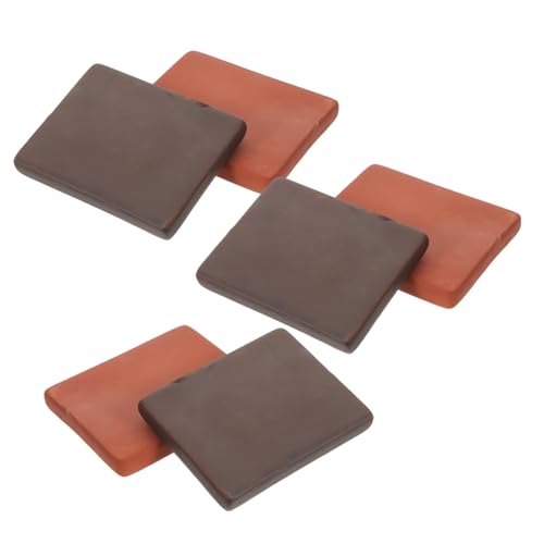 Luxshiny 6 Stück Teiliges Handgefertigtes Terrakotta Terrariumziegel Atmungsaktives Rotes Tonmaterial Langlebige Keramikplattform für Halbwassertiere und Landschildkröten im Terrarien Luxshiny 6 Stück Teiliges Handgefertigtes Terrakotta Terrariumziegel Atmungsaktives Rotes Tonmaterial Langlebige Keramikplattform für Halbwassertiere und Landschildkröten im Terrarien von Luxshiny