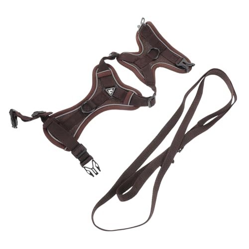 Luxshiny Adjustierbares Reflektierendes Hundegeschirr und Set für Kleine Hunde und Katzen Atmungsaktives Ergonomisches Geschirr für Training und Outdoor Aktivitäten von Luxshiny