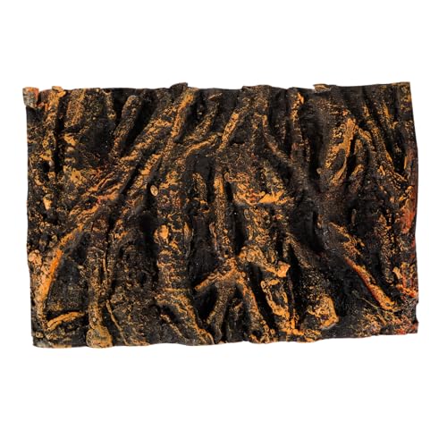 Luxshiny Aquarium Hintergrund Rückwand Baumwurzel Dekoration PU Material Terrarien Rückwand für Reptilien Fischbecken Naturnahes Design Leicht Langlebig Einfache Anbringung von Luxshiny