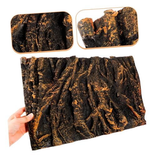 Luxshiny Aquarium Rückwand PU Baumwurzel Dekoration Realistisches Reptilien Terrarium Hintergrundboard Leichtes Robustes Fisch Schildkrötenbecken Zubehör Naturgetreu und rutschfest von Luxshiny
