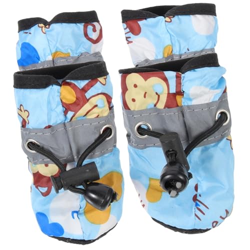 Luxshiny Atmungsaktive Verschleißfeste Hundeschuhe mit Rutschfester Sohle Weiche Tragbare Pfotenschutzschuhe für Kleine und Mittlere Haustiere für Indoor und Outdoor Nutzung Luxshiny Atmungsaktive Verschleißfeste Hundeschuhe mit Rutschfester Sohle Weiche Tragbare Pfotenschutzschuhe für Kleine und Mittlere Haustiere für Indoor und Outdoor Nutzung von Luxshiny