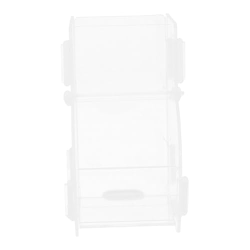 Luxshiny Automatischer Futterspender für Zwerghamster Rennmäuse und Mäuse Transparente Futterschale für Einfache Überwachung Nahrungsniveaus von Luxshiny