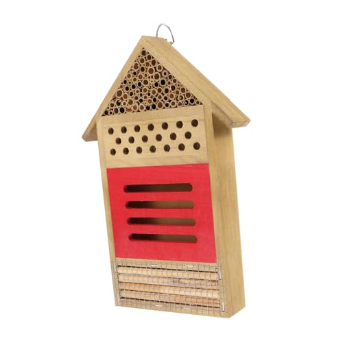 Luxshiny Bienenhaus für Wildbienen Handgefertigtes Insektenhotel mit Lustigem Design als für Gartenliebhaber Wetterfest und Luxshiny Bienenhaus für Wildbienen Handgefertigtes Insektenhotel mit Lustigem Design als für Gartenliebhaber Wetterfest und von Luxshiny