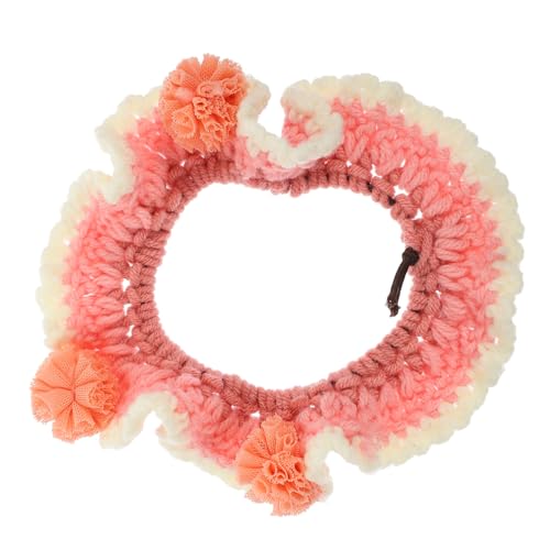 Luxshiny Blumenhalsband für Hunde und Katzen Verstellbar Tragbar Zubehör für Haustiere für und Tägliches Tragen Farbenfrohes Design Langlebig und Leicht von Luxshiny