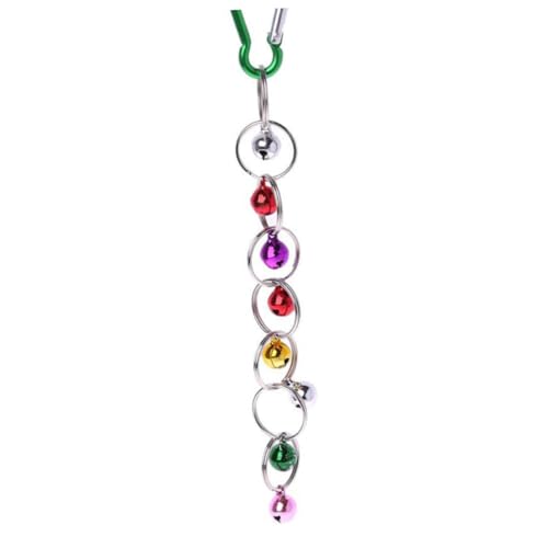 Luxshiny Bunter Metallring für Papageien mit Glocke Hängendes für Vögel für Käfige und Fördert Spiel und Erkundung Zufällige Farbe Zufällige Farbe Luxshiny Bunter Metallring für Papageien mit Glocke Hängendes für Vögel für Käfige und Fördert Spiel und Erkundung Zufällige Farbe Zufällige Farbe von Luxshiny