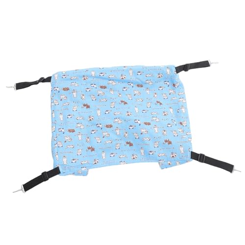Luxshiny Doppelstöckige Katzenhängematte Verstellbares Bequemes Katzenbett für Kleine Haustiere Langlebig Atmungsaktiv für Drinnen Blau Luxshiny Doppelstöckige Katzenhängematte Verstellbares Bequemes Katzenbett für Kleine Haustiere Langlebig Atmungsaktiv für Drinnen Blau von Luxshiny
