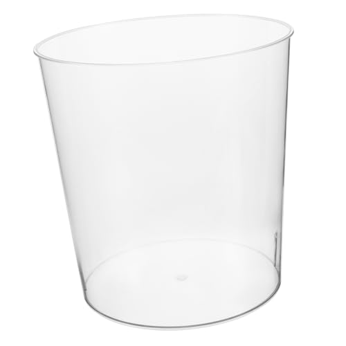 Luxshiny 1stücke Klarer Kunststoff Fischbowl Bruchsicheres Rundes Aquarium Für Schreibtischdekoration Für Home Office Und Kleine Räume Transparent Und Leicht von Luxshiny