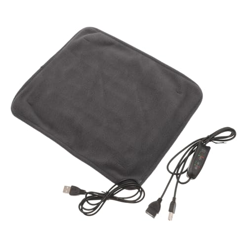 Luxshiny Einstellbare Haustier Heizmatte mit USB für Kleine Hunde und Katzen Waschbar Leicht und Sicher für Kalte Temperaturen und Unterwegs von Luxshiny