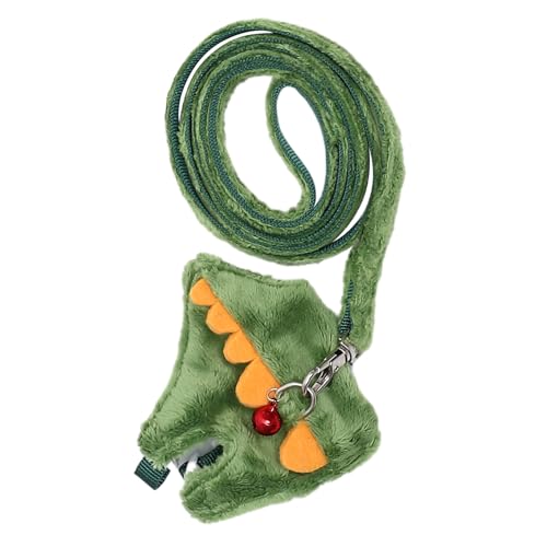 Luxshiny Einstellbares Frettchen Geschirr mit Leine Atmungsaktiv Leicht und Praktisch für Kleine Haustiere mit Robustem Verschluss zur Fluchtverhinderung zum Spazierengehen Zufällige Farbe von Luxshiny