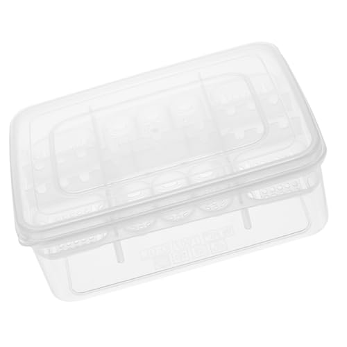 Luxshiny Kunststoff Brutkasten für Reptilieneier 16-Fächer für Eidechsen Hochtransparente Brutbox für Reptilien Einfach zu Handhaben für Heimtierbedarf von Luxshiny