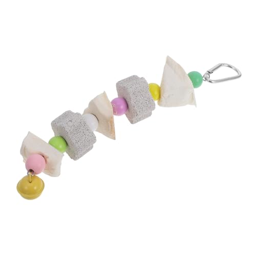 Luxshiny Hängendes Kauspielzeug für Papageien Natürliches Beißspielzeug aus Muschelkalk und Vulkanstein für Käfigvögel Fördert Spielverhalten und Zahngesundheit Luxshiny Hängendes Kauspielzeug für Papageien Natürliches Beißspielzeug aus Muschelkalk und Vulkanstein für Käfigvögel Fördert Spielverhalten und Zahngesundheit von Luxshiny