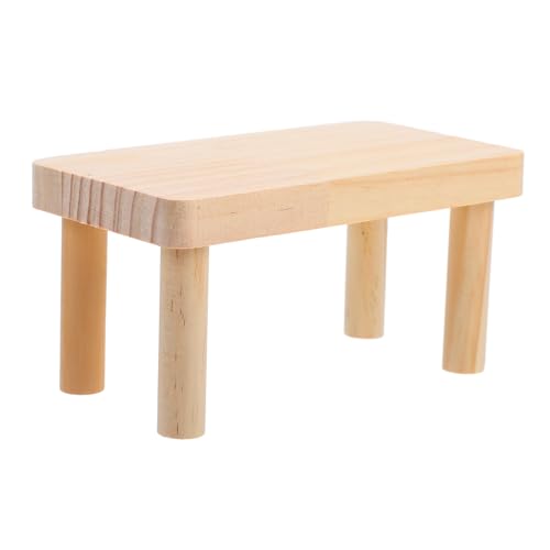 Luxshiny Hamster Holzplattform Kletterspielzeug Lagig Mehrzweck Kleintier Spielplatz mit Einfachem Reinigungssystem für Hamsterkäfig und Kleines Haustier Habitat Dekoration von Luxshiny