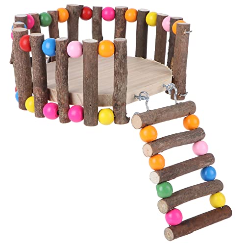Luxshiny Hamster Kletterplattform aus Kreative Leiter für Kleintiere für Hamsterkäfige und Spielspaß Fördert das Klettern und Langlebig und Bequem Luxshiny Hamster Kletterplattform aus Kreative Leiter für Kleintiere für Hamsterkäfige und Spielspaß Fördert das Klettern und Langlebig und Bequem von Luxshiny