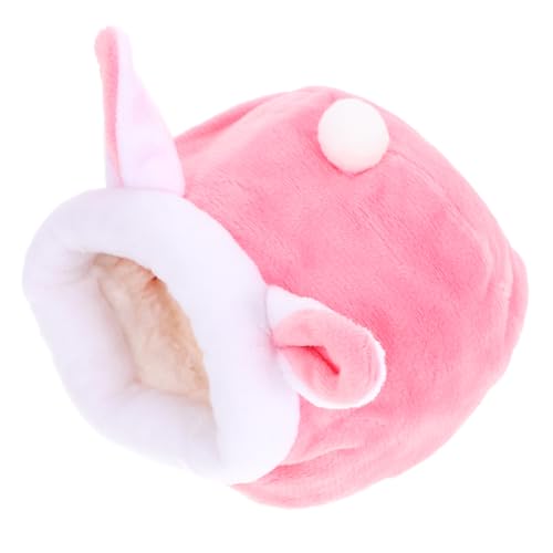 Luxshiny Hamster Schlafnest Warmes Plüschbett für Kleintiere Geeignet für Hamster Meerschweinchen Kaninchen und Chinchillas Zufälliger Stil Kuschelig und Gemütlich von Luxshiny