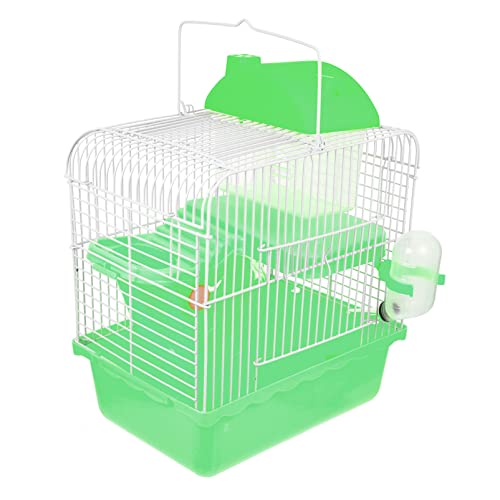 Luxshiny Hamsterkäfig Aus Hochwertigen Materialien Lebensraum Für Kleintiere Spielzeug Mit Schlossdesign Hütte Für Hamster Zum Entspannen Und Schlafen Geeignet Für Meerschweinchenkäfige Und von Luxshiny