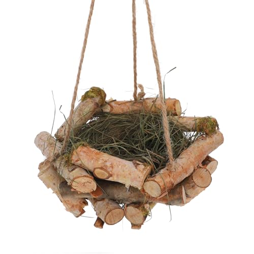 Luxshiny Handgefertigtes Holz Vogel Nest Anhänger Dekorative Hängedeko für Garten und Zuhause Boho Rustikale Vogelhaus Dekoration für Fotos und Veranstaltungen Luxshiny Handgefertigtes Holz Vogel Nest Anhänger Dekorative Hängedeko für Garten und Zuhause Boho Rustikale Vogelhaus Dekoration für Fotos und Veranstaltungen von Luxshiny
