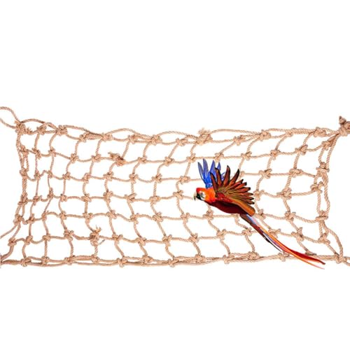 Luxshiny Hanfseil Kletternetz für Papageien Langlebiges für Große und Mittelgroße Vögel Fördert Gesundheit und Spielaktivität für Vogelkäfige und Kletterspaß Luxshiny Hanfseil Kletternetz für Papageien Langlebiges für Große und Mittelgroße Vögel Fördert Gesundheit und Spielaktivität für Vogelkäfige und Kletterspaß von Luxshiny