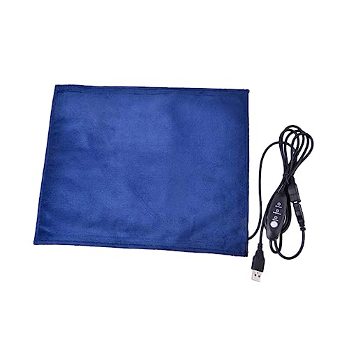 Luxshiny Haustier Heizmatte USB Konstante Temperatur Flexibel für Tierbetten für Katzen und Hunde Blau Luxshiny Haustier Heizmatte USB Konstante Temperatur Flexibel für Tierbetten für Katzen und Hunde Blau von Luxshiny