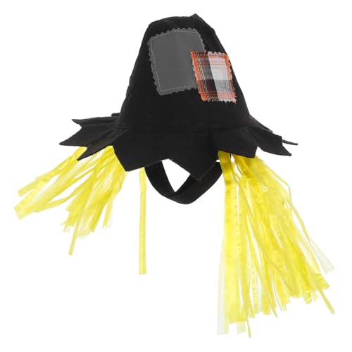 Luxshiny Haustier -Vogelscheuche Hut Größe Halloween Vogelscheuche Kostüm Hundemützen Hüte für Haustiere Haustierprop hundekostüm Kopfbedeckung Hut für Haustierkostüme Hundezubehör von Luxshiny