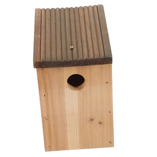 Luxshiny Holz Vogelhaus für Sittiche Sicher und Langlebig für Garten und Balkon Bietet Vögeln Einen Geschützten Rückzugsort Luxshiny Holz Vogelhaus für Sittiche Sicher und Langlebig für Garten und Balkon Bietet Vögeln Einen Geschützten Rückzugsort von Luxshiny
