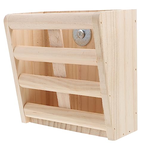Luxshiny Holzständer für Kaninchenfutter Robuster Futterbehälter für Meerschweinchen und Kleintiere für Fütterung und Langsames Fressen Luxshiny Holzständer für Kaninchenfutter Robuster Futterbehälter für Meerschweinchen und Kleintiere für Fütterung und Langsames Fressen von Luxshiny