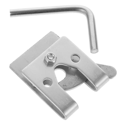 Luxshiny Hundekäfig Türschloss Doppelter Bolt Riegel für Käfige Robust und Sicher für Haustiere Langlebig und Praktisch von Luxshiny