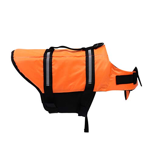 Luxshiny Hundeschwimmweste für Hunde Reflektierende Rettungsweste aus Robustem Oxford für Pool Strand und Bootfahren mit Verstellbaren Schnallen und Doppeltem Verschluss Orange Luxshiny Hundeschwimmweste für Hunde Reflektierende Rettungsweste aus Robustem Oxford für Pool Strand und Bootfahren mit Verstellbaren Schnallen und Doppeltem Verschluss Orange von Luxshiny