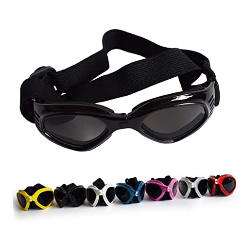 Luxshiny Hundesonnenbrille für Haustiere Schutzbrille für Hunde und Katzen UV Schutz Verstellbare Schickes Design für Outdoor Aktivitäten Schwarz Luxshiny Hundesonnenbrille für Haustiere Schutzbrille für Hunde und Katzen UV Schutz Verstellbare Schickes Design für Outdoor Aktivitäten Schwarz von Luxshiny